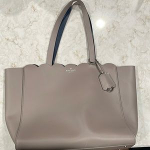 Kate Spade zip-top tote with multiple pockets